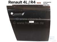 Renault - R4, Tür außen, komplette Türaußenhaut. Hinten rechts. Passend für Renault R4 mit verd