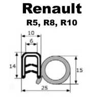 renault tueren vorne hinten anbauteile r5r8r10 tuerdichtung meter P87336 20260520164236 - Bild 1