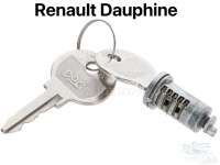 Renault - Dauphine, Schließzylinder für eine Tür (links + rechts passend). Passend für Renault D