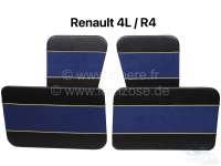 Renault - R4, Türverkleidungen (4 Stück), aus Kunstleder für Sondermodell 