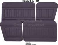 renault tuerverkleidungen r4 tuerverkleidung 4 schwarzen kunstleder vorne P88009 - Bild 1