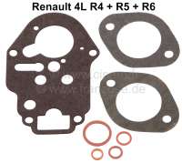 Renault - Vergaserdichtsatz, Weber 30 ICF. Passend für Renault R4, R5, R6.