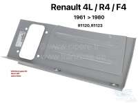 Renault - R4, Motorstirnwand Reparaturblech unten links. Passend für Renault R4 TL (R1120, R1123), 
