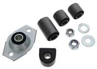 Renault - R4, Vorderachsgummisatz, für eine Seite. Passend für Renault R4. Inhalt: 3x Gummisilentb