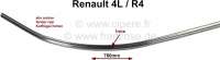 renault zierleisten r4 zierleiste edelstahl poliert kotfluegel hinten links rechts P88118 - Bild 1