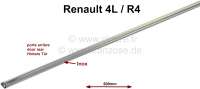 Renault - R4, Zierleiste Edelstahl, poliert. Türen hinten, Renault R4. Links oder rechts passend! S