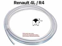 R4/R6, Chromkeder für die Windschutzscheibe. Passend für Renault R4 + R6