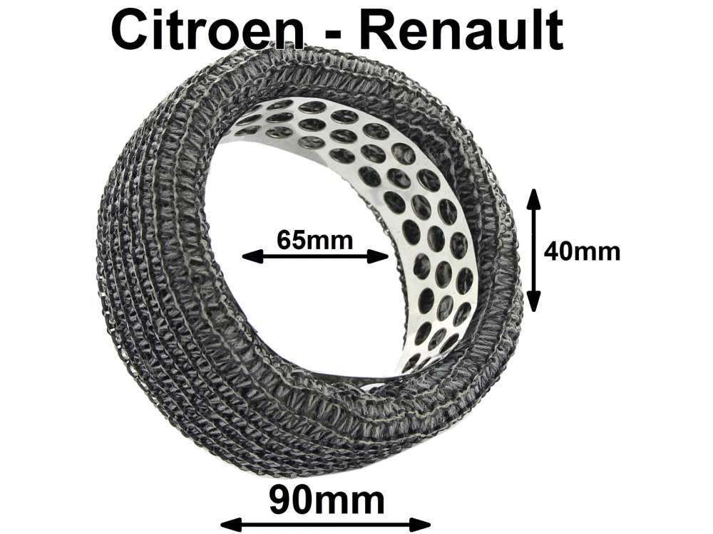 Citroen-2CV - Air cleaner element for 2CV from the fifties + Renault R4 from the sixties and many Renaul