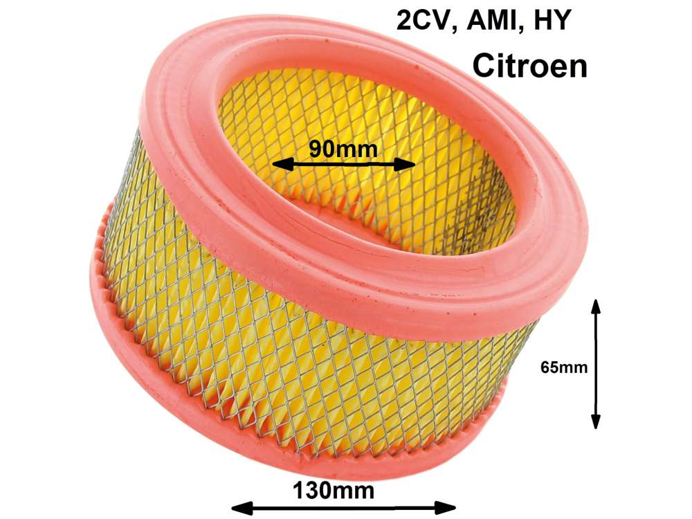 Citroen-2CV - Air filter element for 2CV from the sixties, AMI for sheet metal air filter, HY Diesel + C
