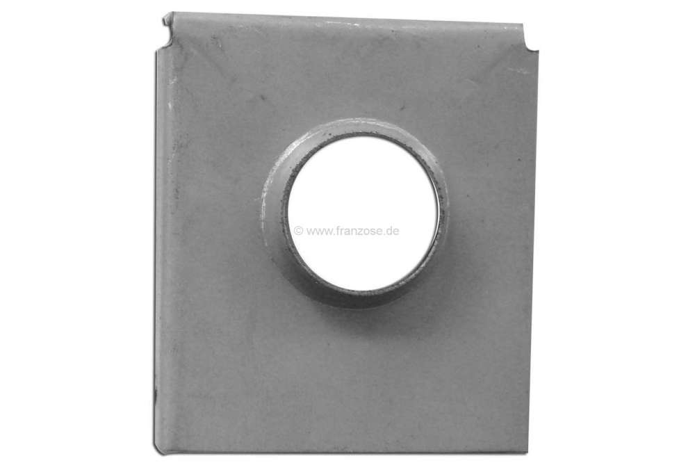 Citroen-2CV - AK/ACDY, reinforcing plate in the tail cross-beam, for the mounting of the bumper. Suitabl