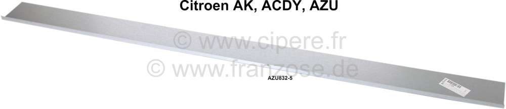Sonstige-Citroen - AK/AZU/ACDY, closing sheet from downside, for the rear end cross-beam (our number 15380, 1