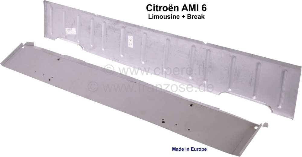 Citroen-2CV - AMI6 pedal floor. It`s made according to original dimensions and adapted to fit all Citro�