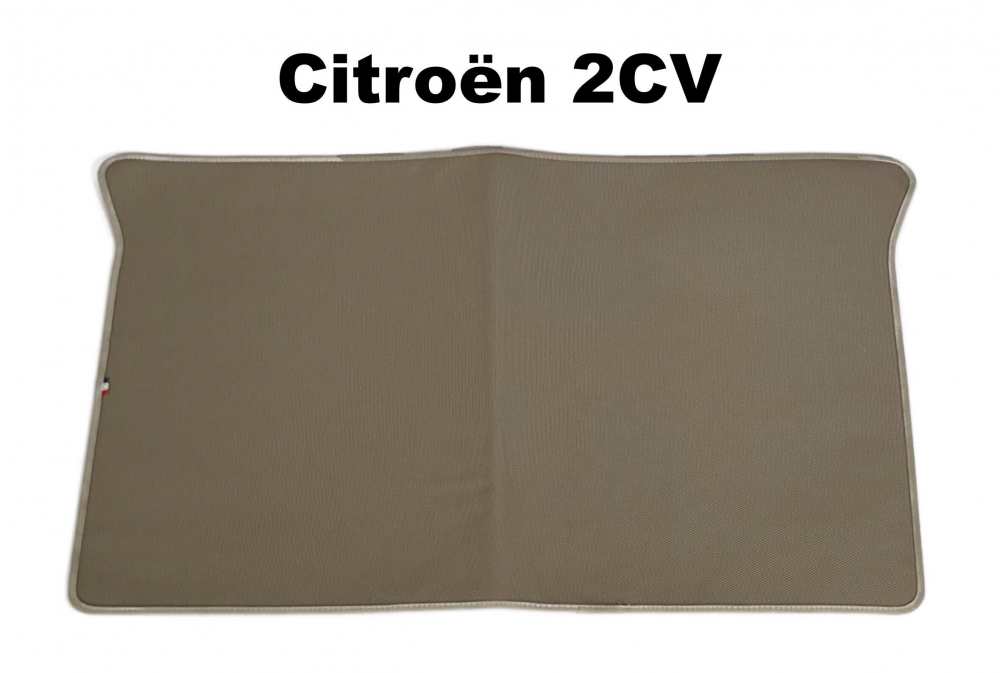 Renault - Boot tray cover: beige rubber mat, suitable for our Citroen 2CV boot cover plate 15351. Pr