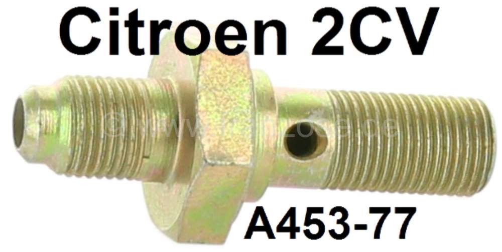 Citroen-2CV - Brake line connector on the brake hose, at the rear left + in front on the right. Suitable