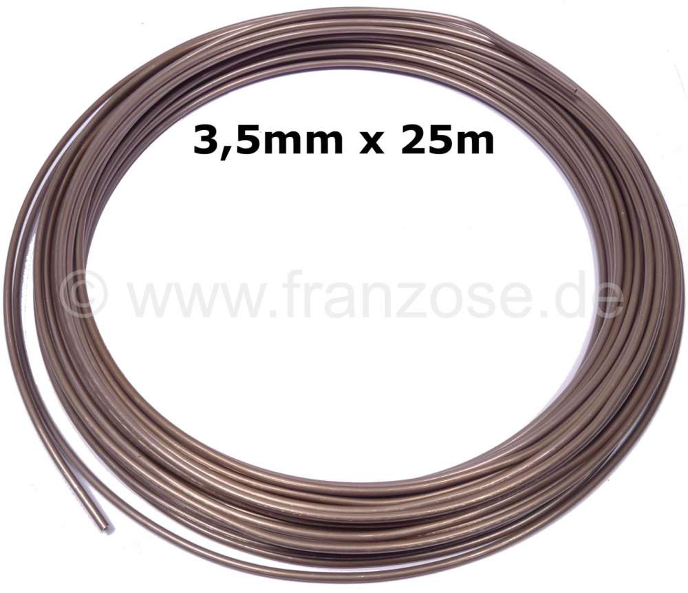 Sonstige-Citroen - Brake + hydraulic line. Diameter: 3,50mm. Length: 25m. Material: Kunifer (copper - nickel 
