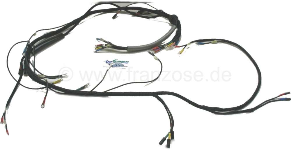 Alle - Main cable harness for Citroen 2CV, to year of construction 10/1954. Original-faithfully w
