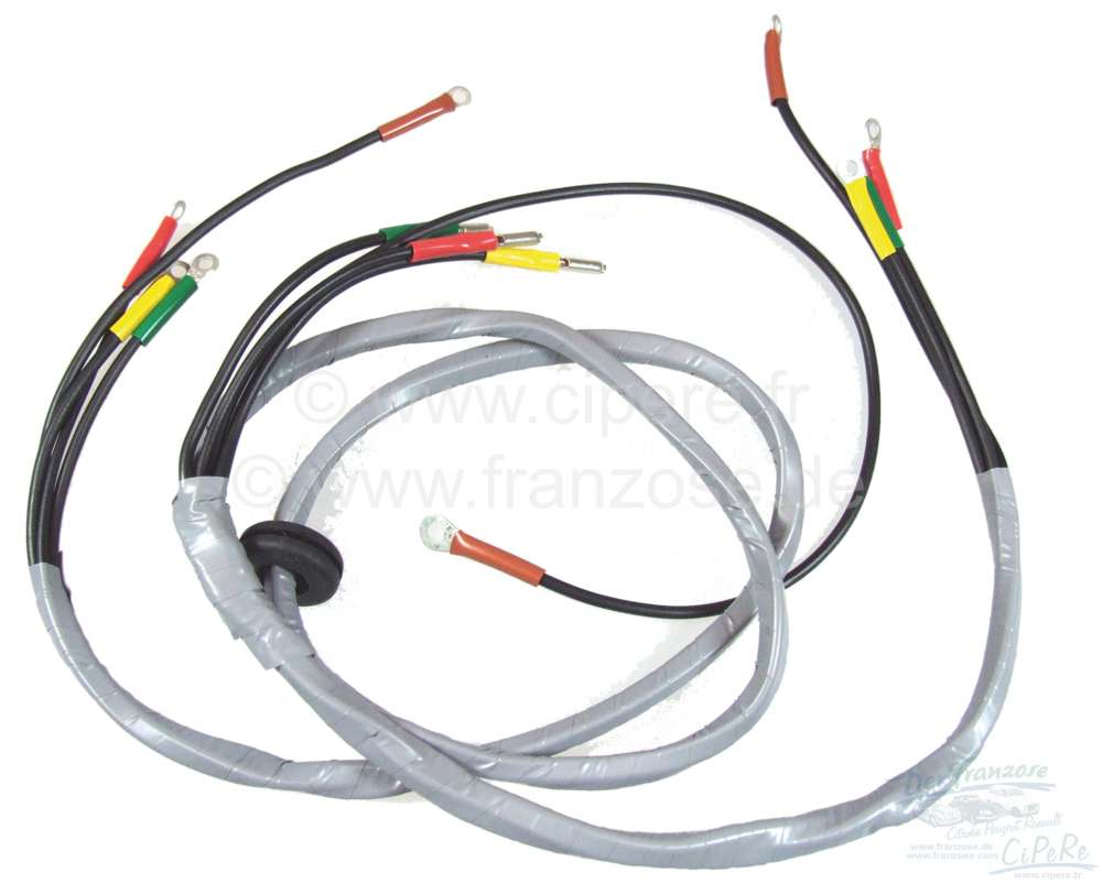 Citroen-2CV - Wiring harness in headlight carrier for 2CV from 09/1962 to 06/1965. Made in Germany.