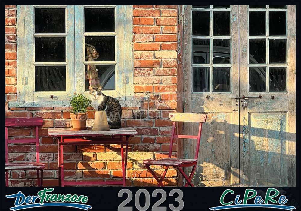 Alle - Calendar 2026 made by Der Franzose. 12 beautiful French classic cars, a must have for love