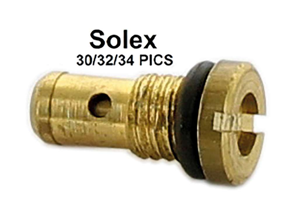Peugeot - Ball valve for Solex carburetor 30/32/34 PICS. Suitable for Citroen 2CV4 + 2CV6 with singl