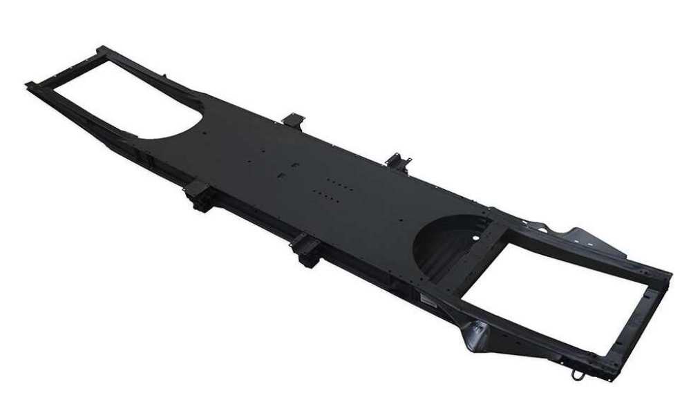 Citroen-2CV - Chassis AK400/350, reproduction, looks like original. Suitable for Citroen AK400 + AK350 (