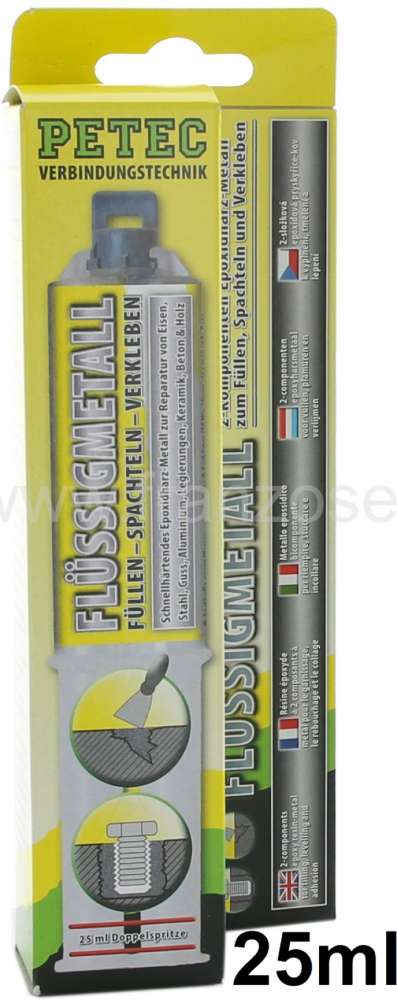 Sonstige-Citroen - Fluid metal, 25ml to fill up cracks, holes, cavities. For repairing tubes, tanks, screw th