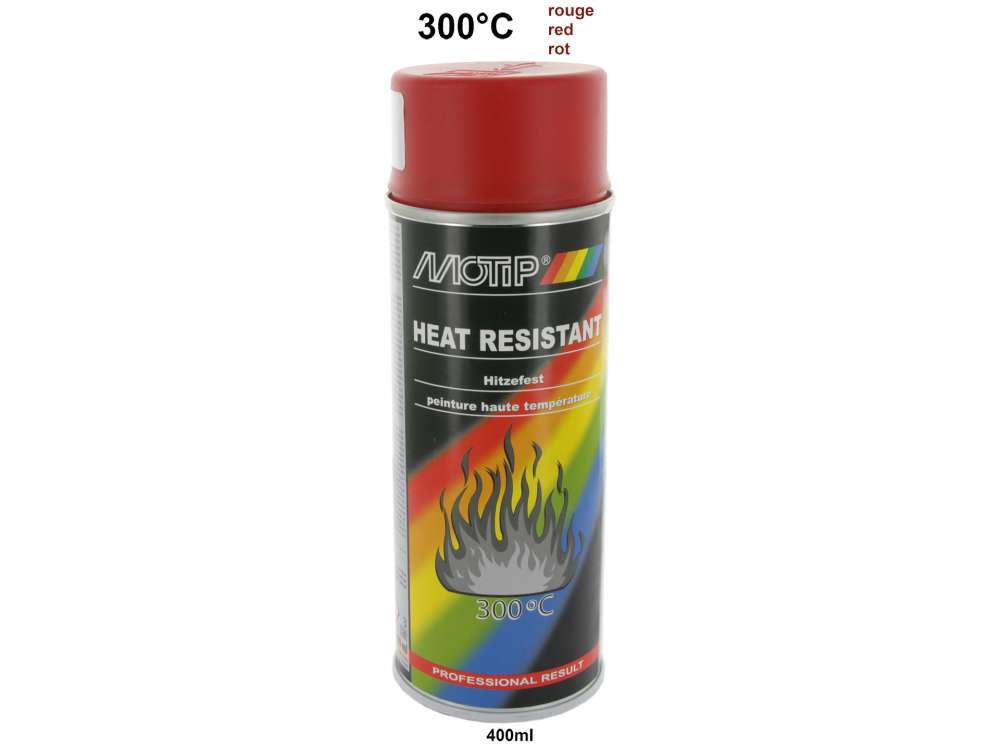 Peugeot - heat-resistant spray paint till 300°C 400ml, colour red