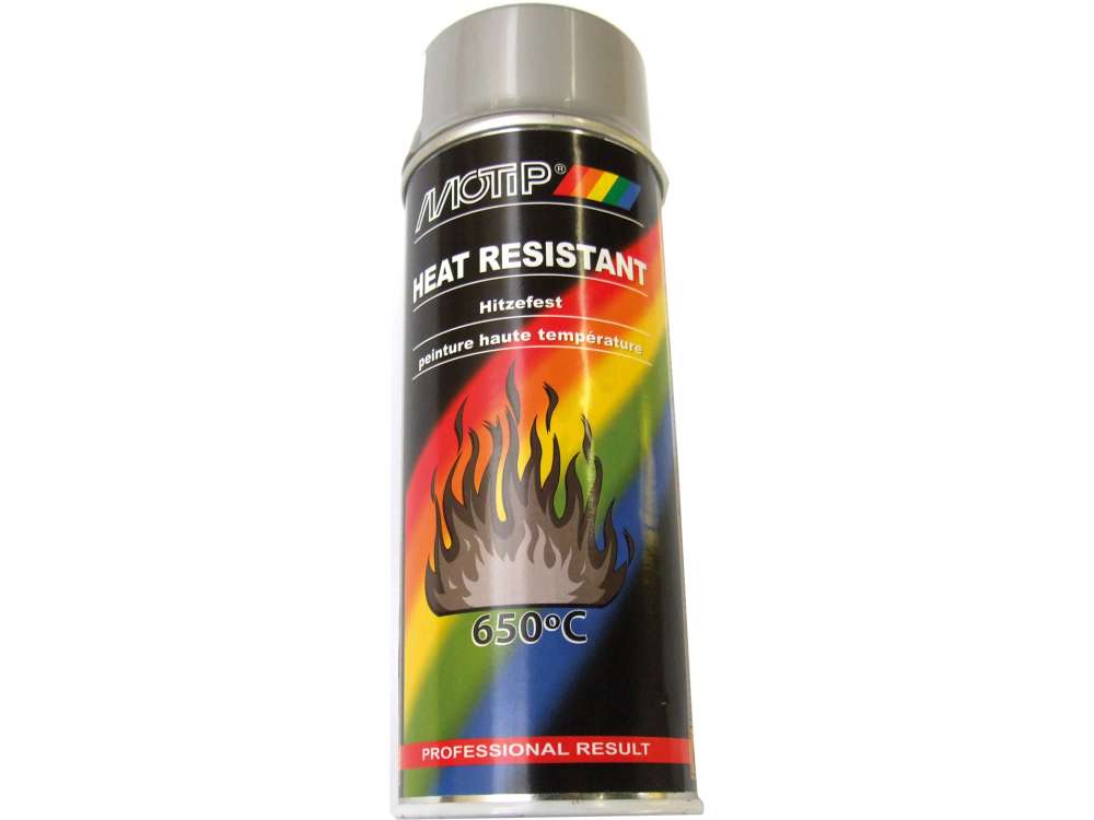 Citroen-2CV - heat-resistant spray paint till 650°C 400ml, colour silver