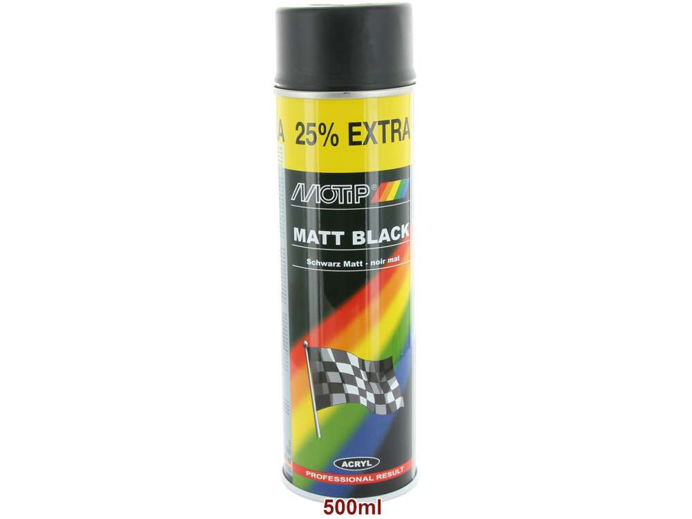 Citroen-2CV - spray paint black matt 500ml