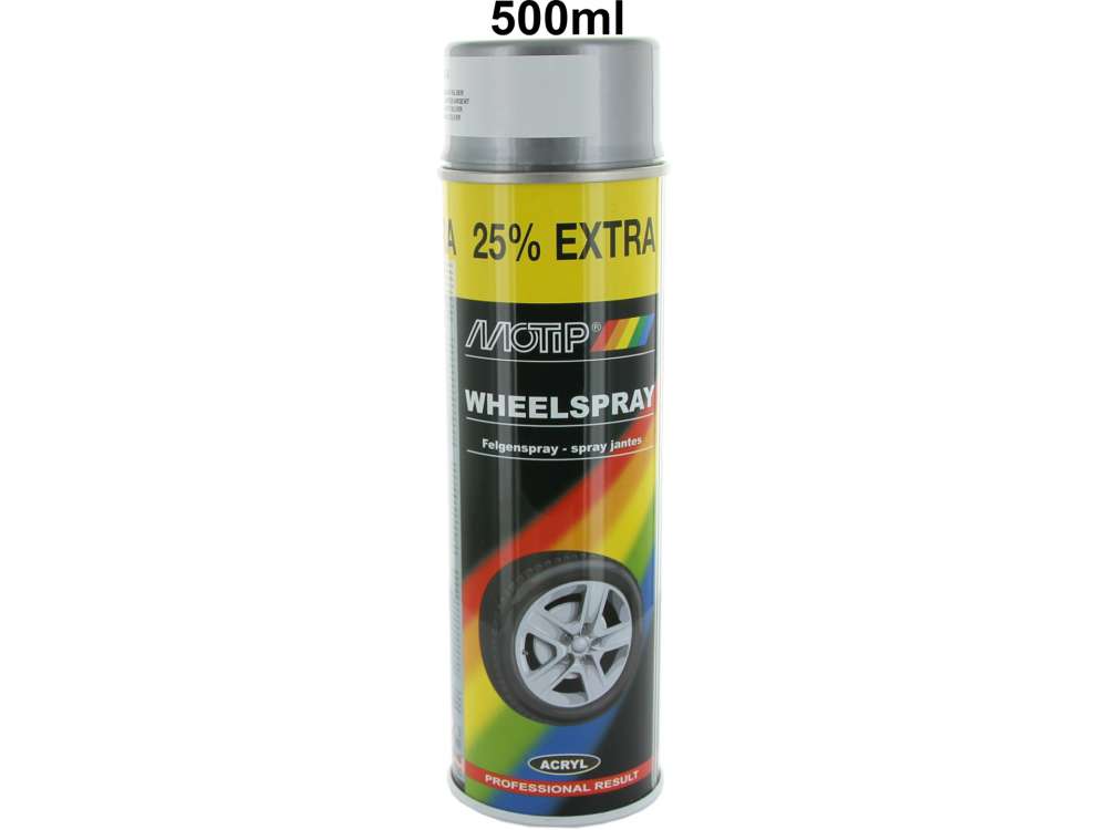 Citroen-2CV - spray paint rim silver 500ml
