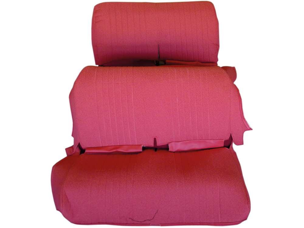 Citroen-2CV - AMI 6, coverings for the front + rear seat bench (2 pieces). Color: Diamante Rouge (red).