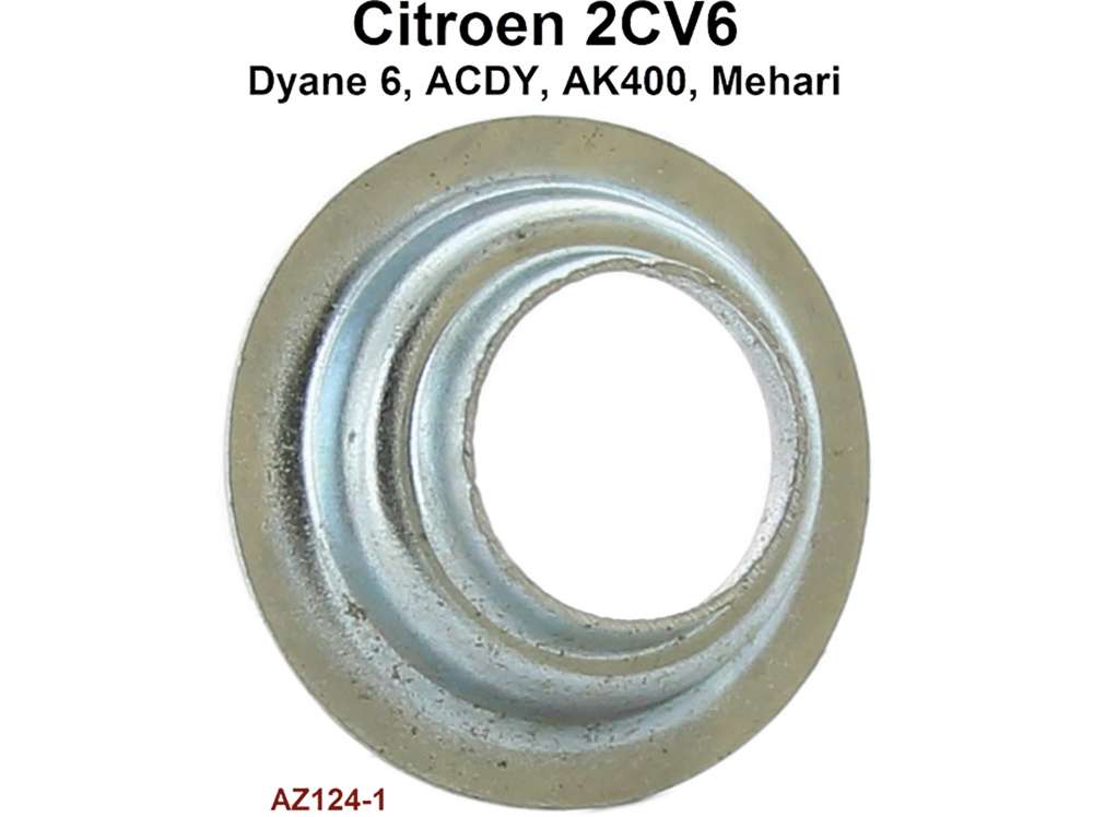 Citroen-2CV - 2CV6, centering plate for the valve spring. Suitable for Citroen 2CV6.  Or.Nr.AZ1241