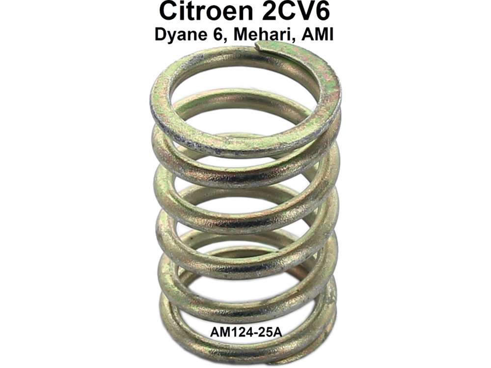 Citroen-2CV - 2CV6, valve spring outside (large spring), for inlet + exhaust valve Citroen 2CV6. Outside