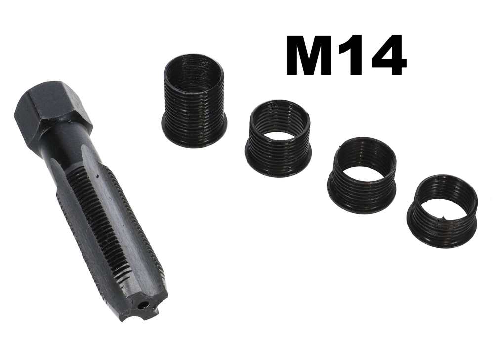 Renault - Spark plug thread M14 repair kit (for repairing defective spark plug threads). Hobby quali