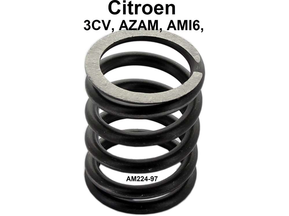 Citroen-2CV - Valve spring, for inlet and exhaust. Per piece. For 2CV with only 1 valve spring (to year 