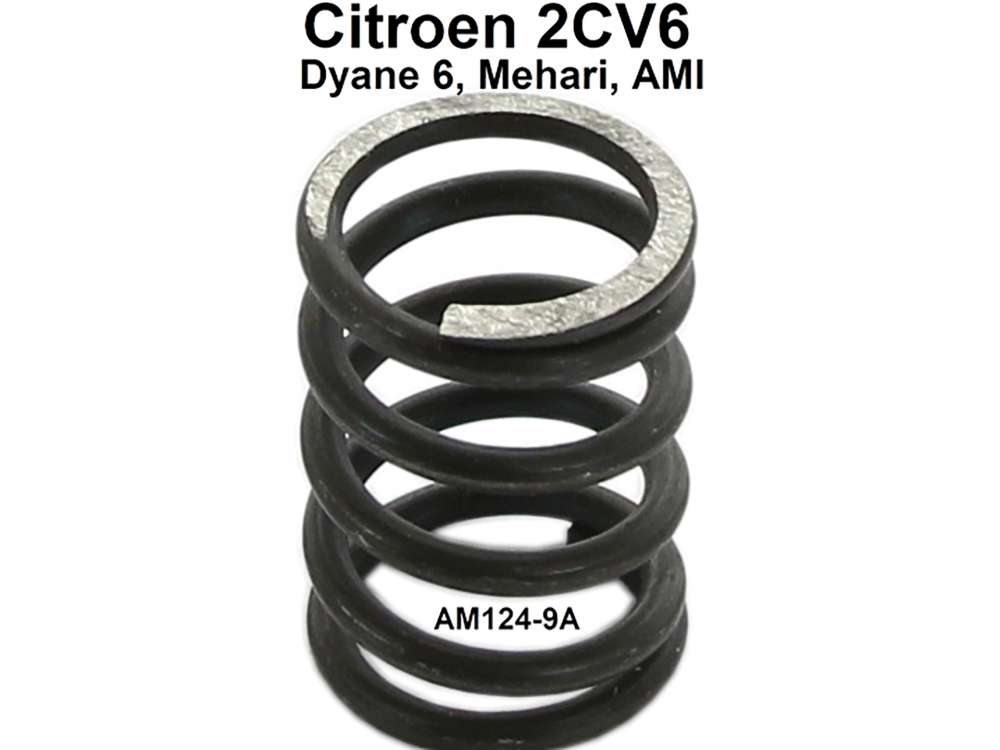 Citroen-2CV - valve spring inside (small spring), for inlet + exhaust valve Citroen 2CV6 + 2CV4. Outside