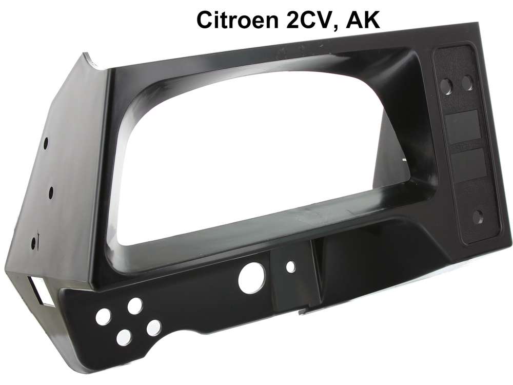 Citroen-2CV - Speedometer case (cockpit case), for the oval speedometer (from synthetic). Suitable for C
