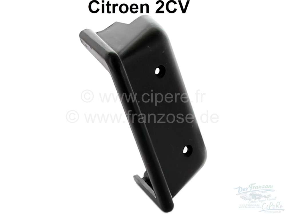 Alle - Door lock, cover at the B + C-support for the lock. Clour: black. Suitable for Citroen 2CV