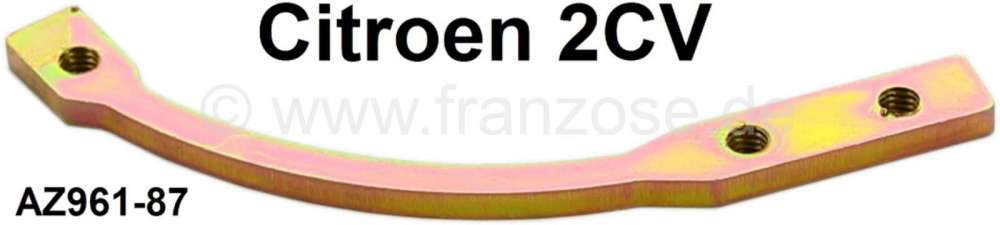 Renault - 2CV, Door window in front, connecting plate for the frame of the flap window. joining the 