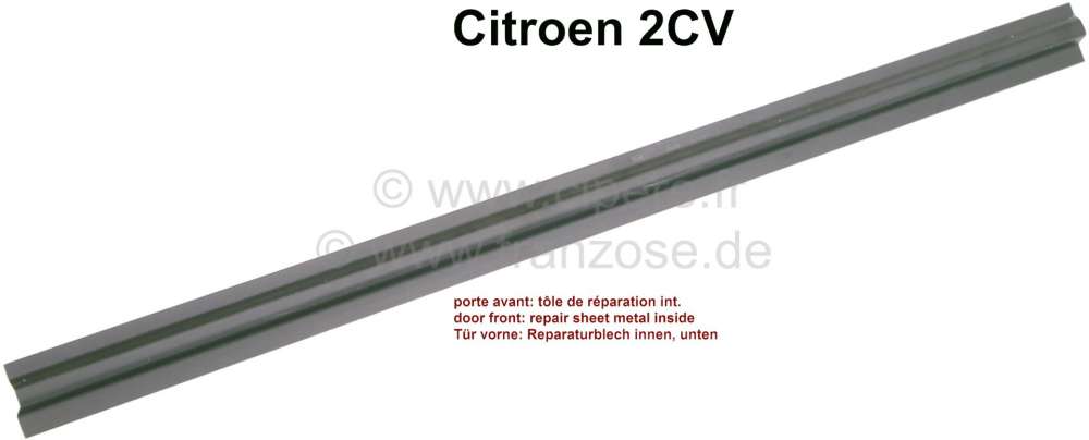 Citroen-2CV - Door repair sheet metal inside Citroen 2CV, for the front door. On the left + on the right