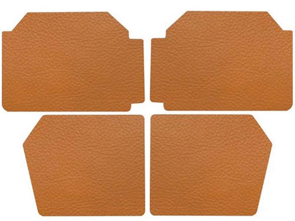 Citroen-2CV - Door linings completely for in front + rear (4 fittings). High version. Suitable for Citro