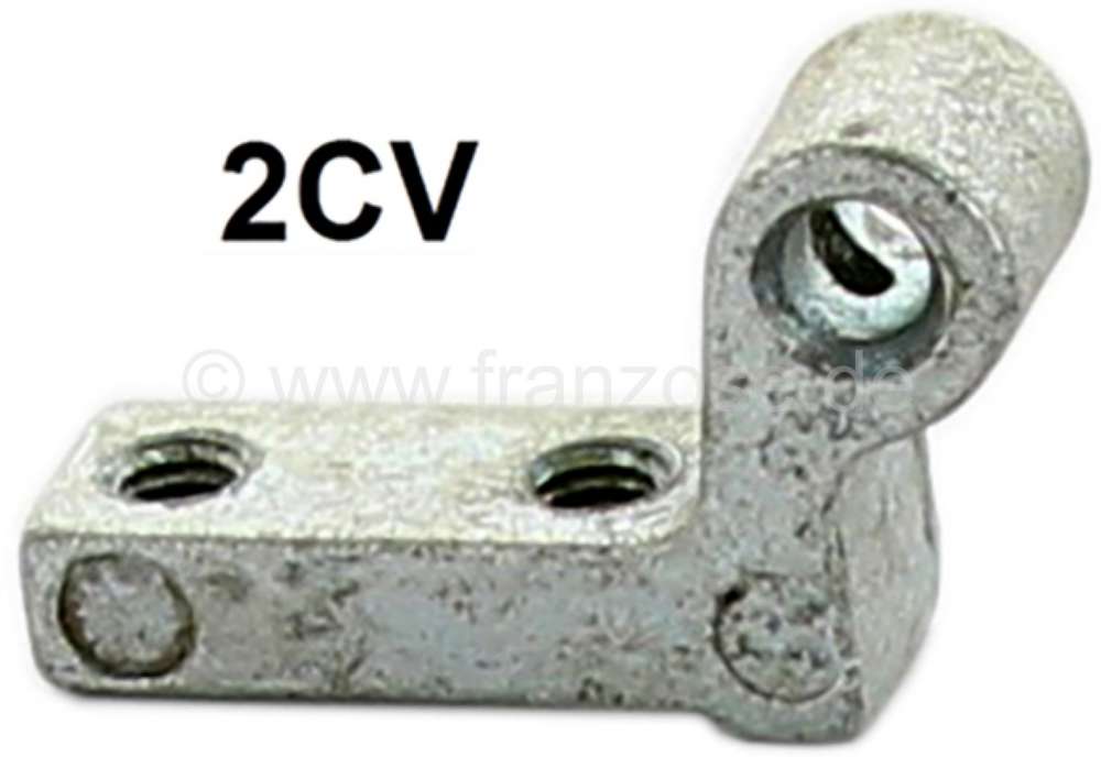 Renault - 2CV, Door window in front, hinge counterpart rear, at the flap window frame. Made by Franz