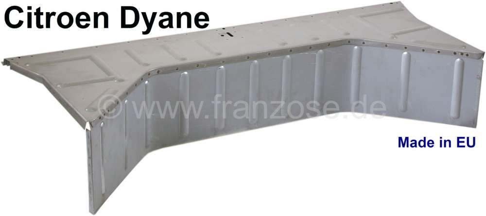 Citroen-2CV - Dyane, luggage compartment wall sheet metal, with upper connection sheet metal. Suitable f
