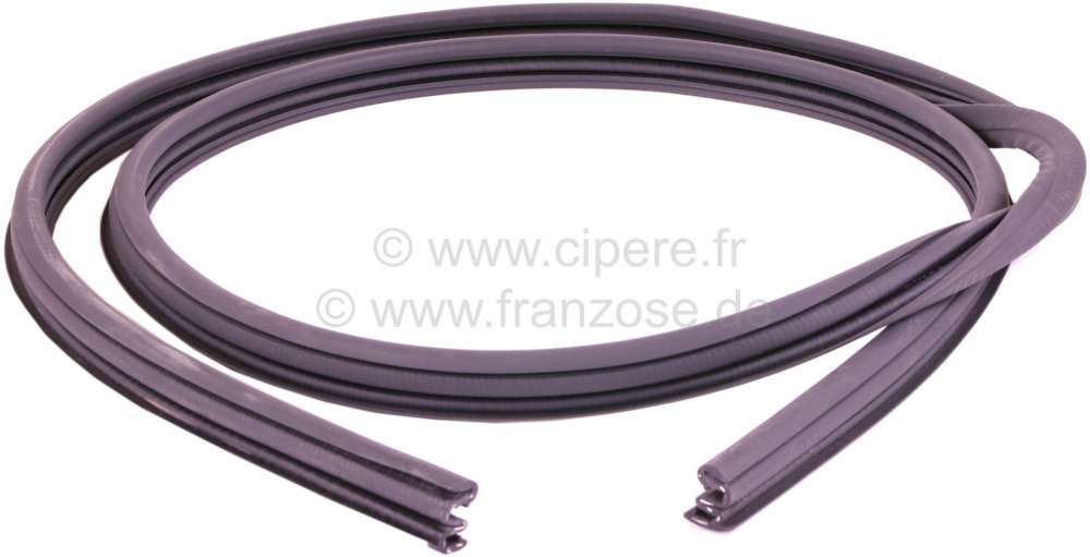 Peugeot - Dyane, sliding window rubber seal (guide of the disks), for the front doors. Suitable for 