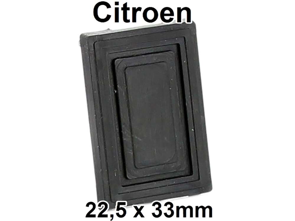 Citroen-DS-11CV-HY - Blindcap for angular switches in the dashboard. Suitable for Citroen 2CV + HY.