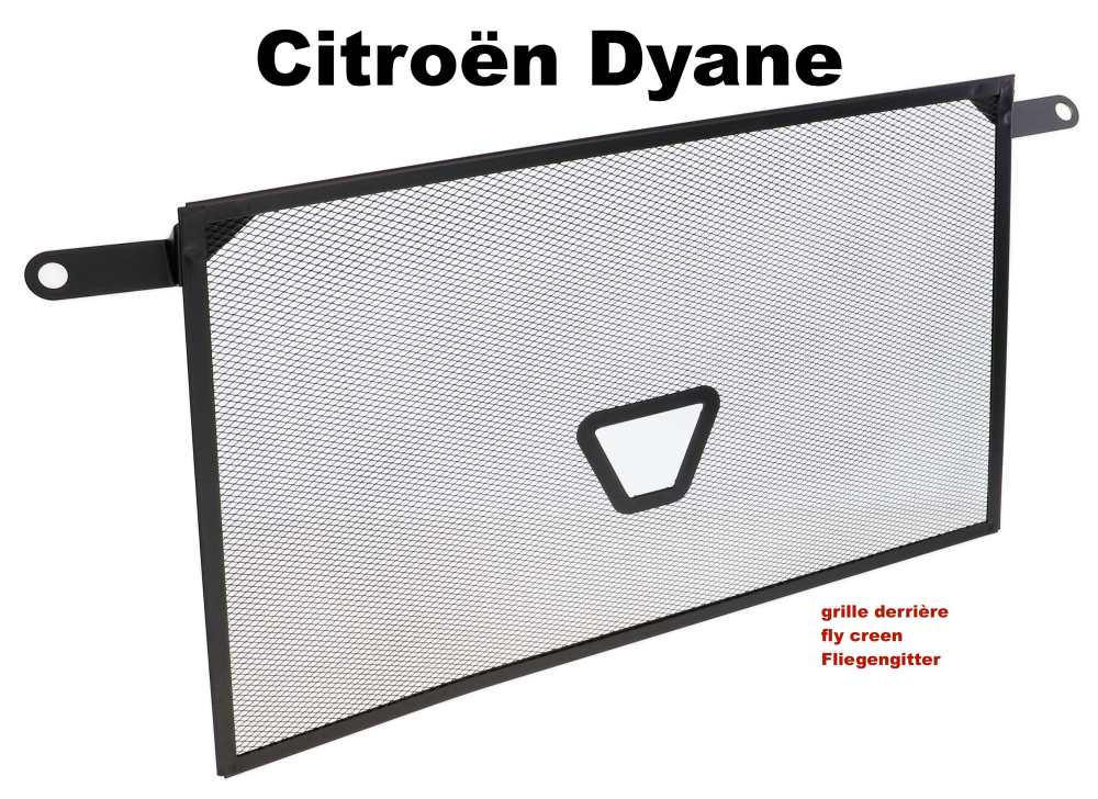 Citroen-2CV - Dyane, fly screen (behind the radiator grille). Suitable for Citroen Dyane