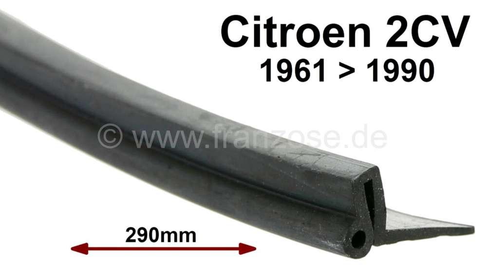 Citroen-DS-11CV-HY - 2CV, Valence panel, rubber seal between Valence panel and a-post (front wall). Suitable fo