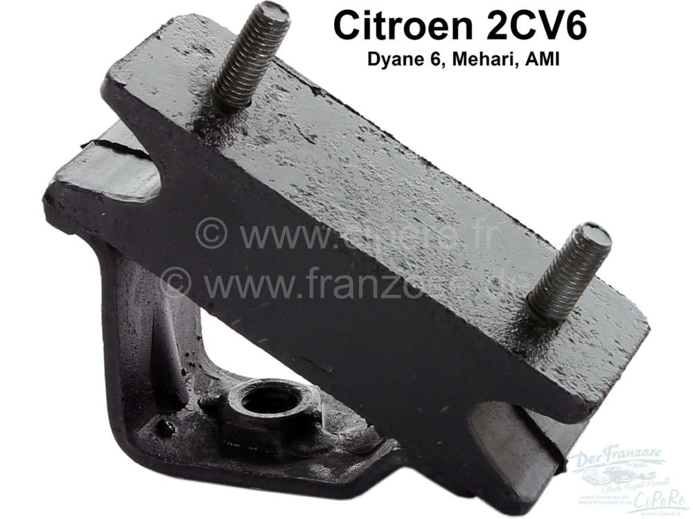 Renault - Engine suspension in front, suitable for Citroen 2CV6 (year of construction 1970 to 1990),