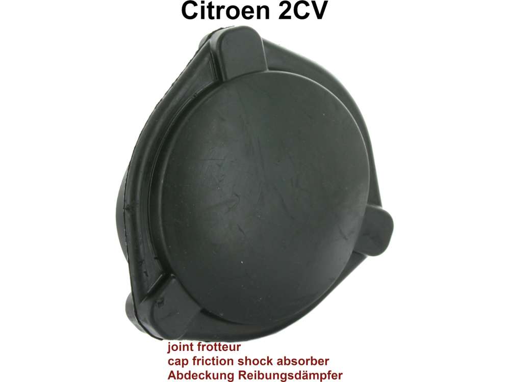 Citroen-2CV - Friction shock absorber rubber cap. Suitable for Citroen 2CV starting from year of constru