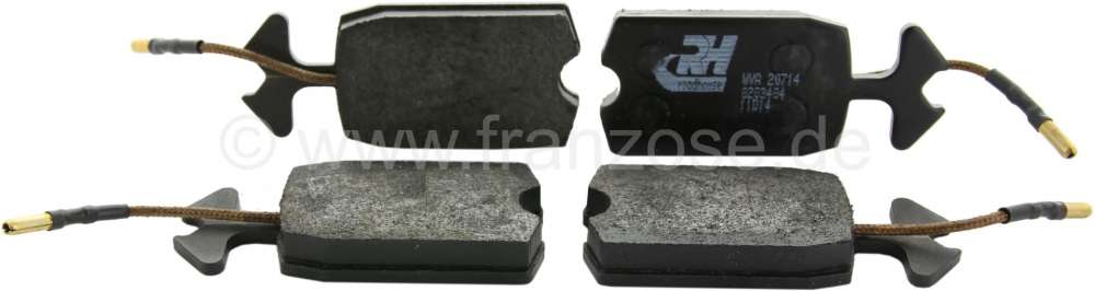 Sonstige-Citroen - Brake pads in front, suitable for Citroen Dyane + ACDY. These brake pads have a connection