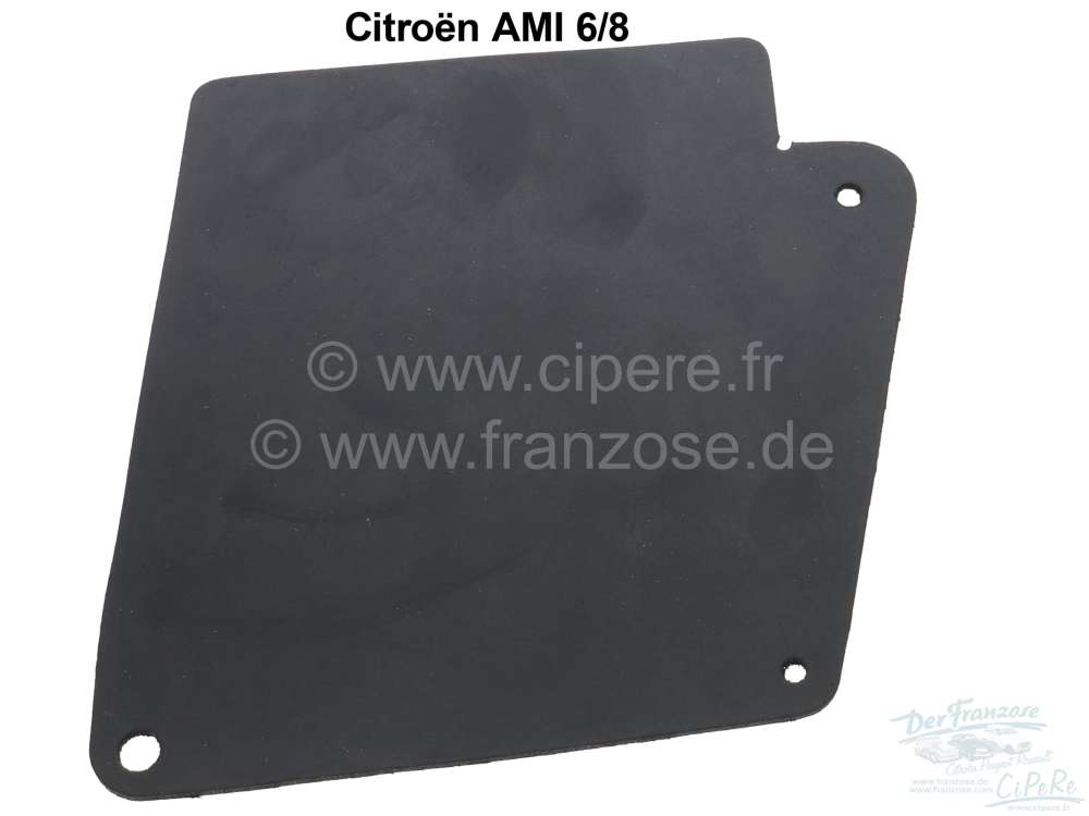 Citroen-2CV - AMI6/8, Mudflap inner wing, front, per piece (left + right suitable). Suitable for Citroen